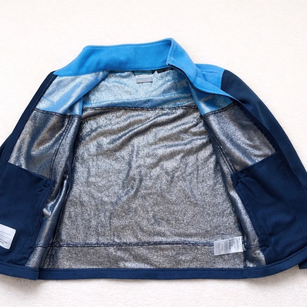 Columbia Two-Tone Blue Omni Heat Fleece Jacket